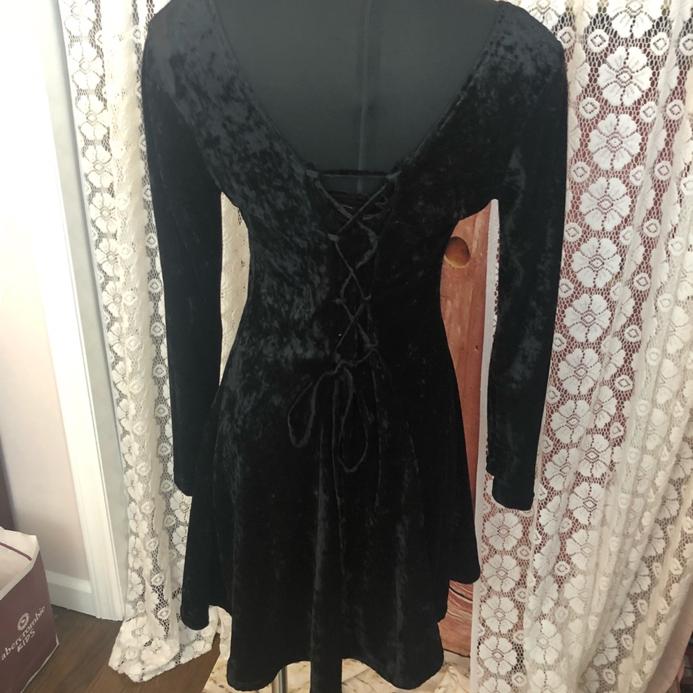 velvet dress